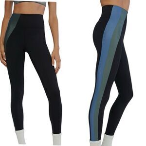 IVL Shimmer Legging - Jet Black/Blue/Forrest